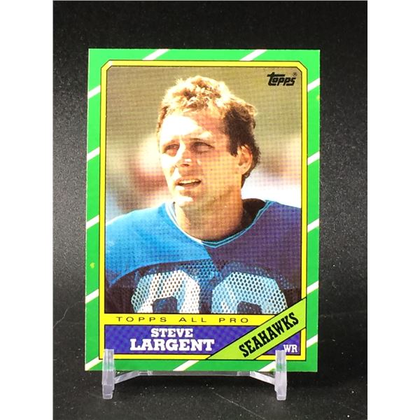 STEVE LARGENT SEAHAWKS LEGEND 1986 TOPPS