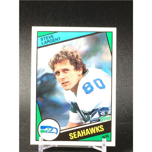 STEVE LARGENT SEAHAWKS LEGEND 1984 TOPPS