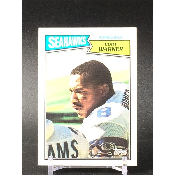 1987 TOPPS SEAHAWKS CURT WARNER