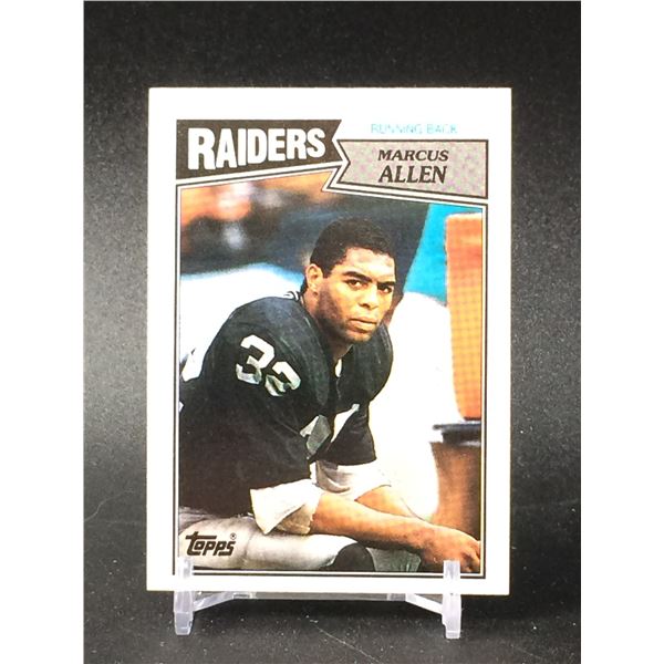 1987 TOPPS MARCUS ALLEN RAIDERS