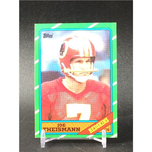 1986 TOPPS JOE THEISMAN REDSKINS