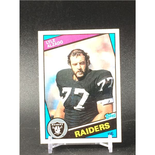 1984 TOPPS LYLE ALZADO RAIDERS