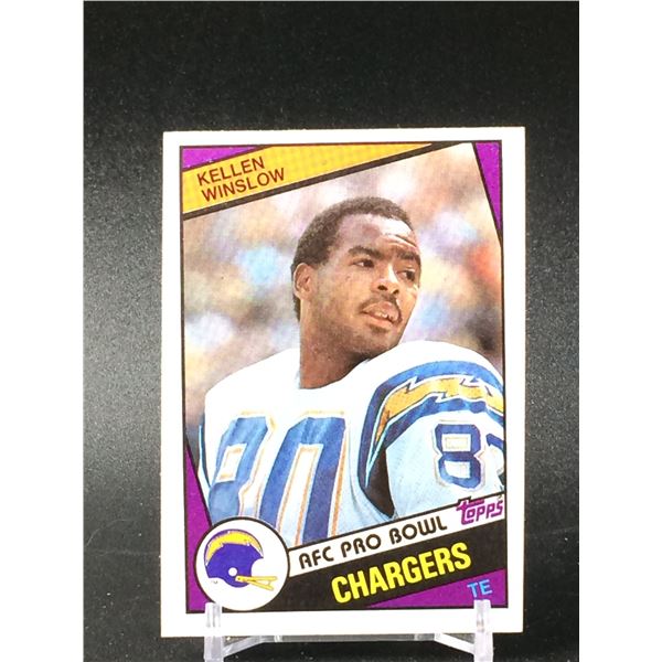 1984 TOPPS KELLEN WINSLOW AFC PRO-BOWL CHARGERS