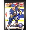 Image 1 : MIKE PECA AUTOGRAPHED NHL HOCKEY CARD