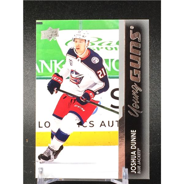 UPPER DECK YOUNG GUNS ROOKIE CARD JOSHUA DUNNE BLUE JACKETS