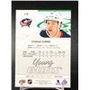 Image 2 : UPPER DECK YOUNG GUNS ROOKIE CARD JOSHUA DUNNE BLUE JACKETS