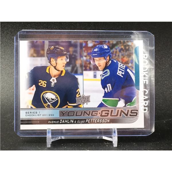 UPPER DECK YOUNG GUNS ROOKIE CARD CHECKLIST DAHLIN/PETTERSSON