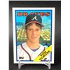 Image 1 : 1988 TOPPS TOM GLAVINE ROOKIE CARD