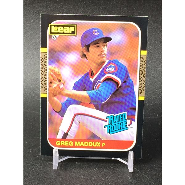 1987 LEAF GREG MADDUX ROOKIE CARD