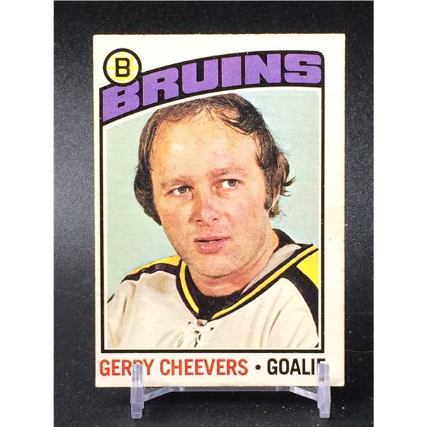 1976 O-PEE-CHEE GERRY CHEEVERS BRUINS