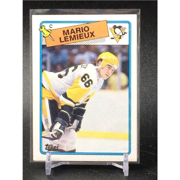 MARIO LEMIEUX 1988 TOPPS NO. 1