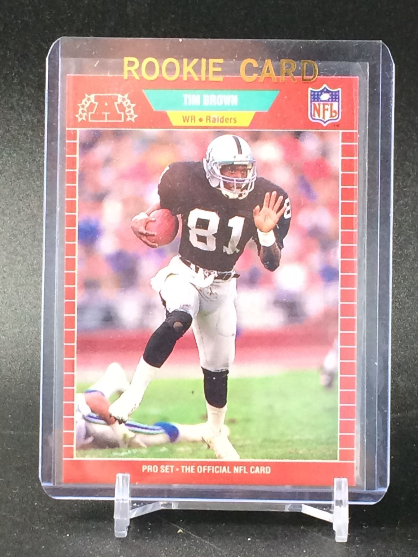 ROOKIE CARD 1989 PROSET TIM BROWN