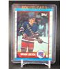 Image 1 : TOPPS BRIAN LEETCH RANGERS NHL ROOKIE CARD