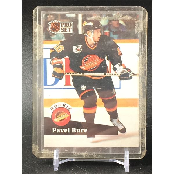 PRO SET PAVEL BURE CANUCKS NHL ROOKIE CARD