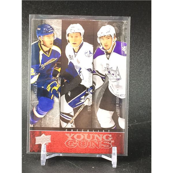 STAMKOS/DOUGHTY/PIETRANGELO CHECKLIST UPPER DECK YOUNG GUNS ROOKIE CARD