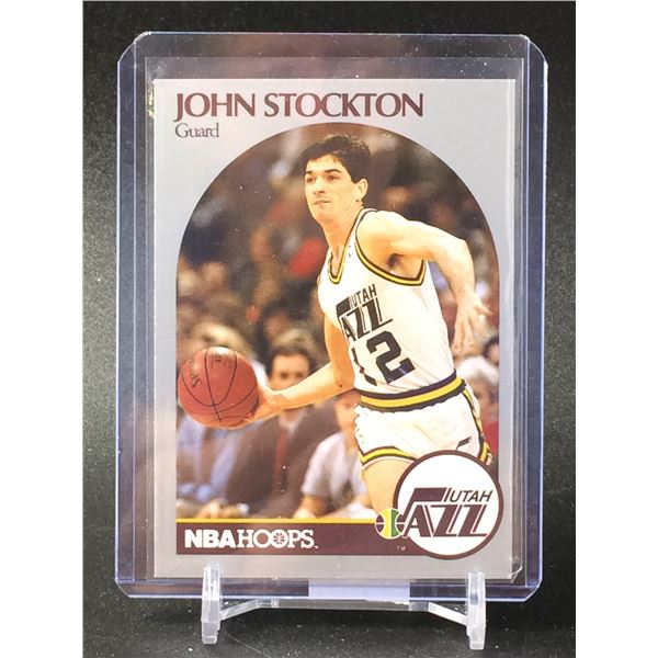 1990 NBA HOOPS JOHN STOCKTON JAZZ