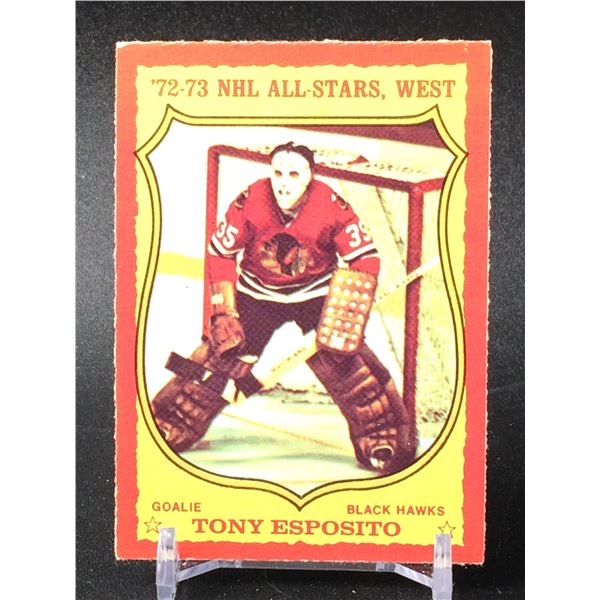 VINTAGE TONY ESPOSITO 1973-74 OPC NO. 90 ALL-STAR