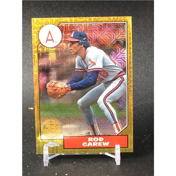 TOPPS CHROME GOLD MOJO ROD CAREW