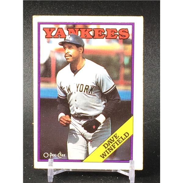 1987 OPC NO. 89 DAVE WINFIELD YANKEES