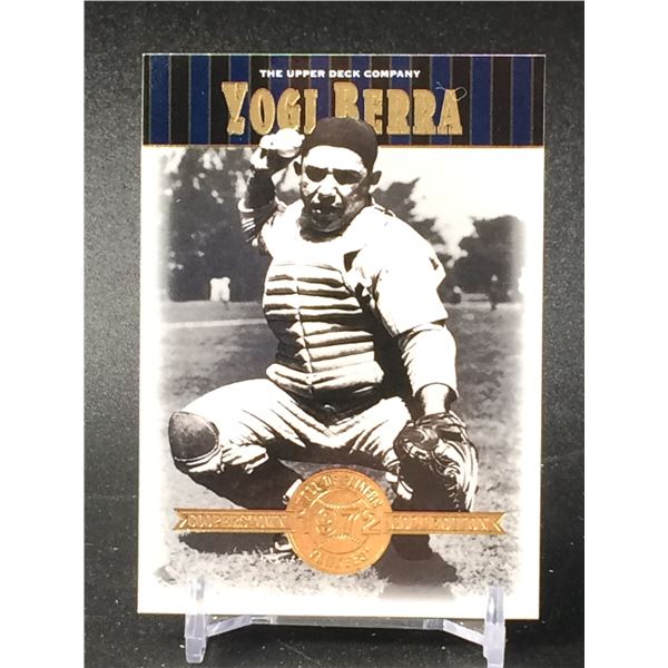 2001 COOPERSTOWN COLLECTION HOF YOGI BERRA