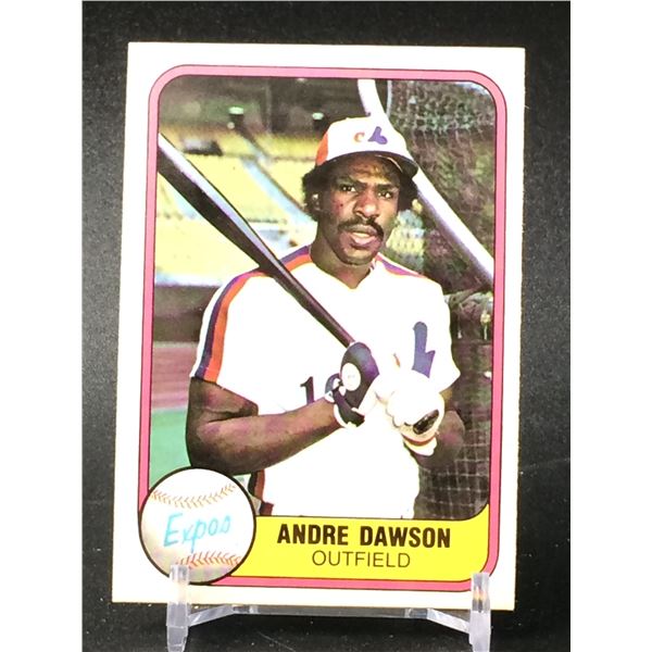 1981 FLEER EXCELLENT CONDITION ANDRE DAWSON EXPOS