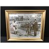 Image 1 : ORIGINAL VINTAGE FRAMED BASEBALL LOU GHERIG PHOTO