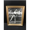 Image 1 : ORIGINAL VINTAGE FRAMED BASEBALL TY COBB PHOTO