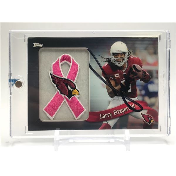 2013 TOPPS #PR-LF LARRY FITZGERALD PATCH RIBBON