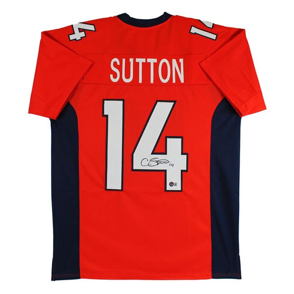 COURTLAND SUTTON SIGNED DENVER BRONCOS JERSEY (BECKETT COA)