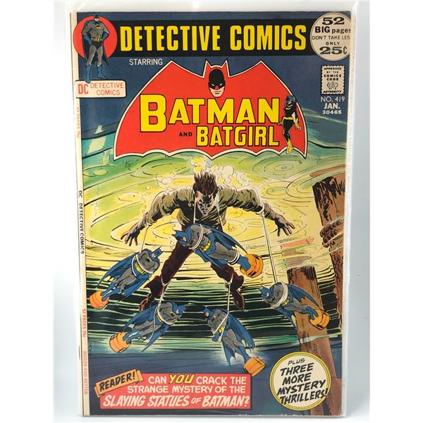 DC COMICS BATMAN AND BATGIRL NO. 419