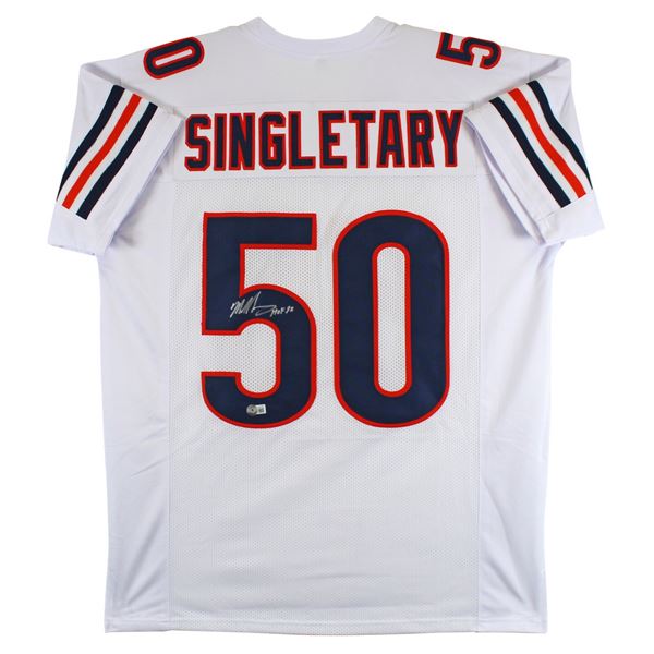 MIKE SINGLETARY SIGNED CHICAGO BEARS JERSEY (BECKETT COA)