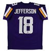 Image 1 : JUSTIN JEFFERSON SIGNED MINNESOTA VIKINGS JERSEY (BECKETT COA)