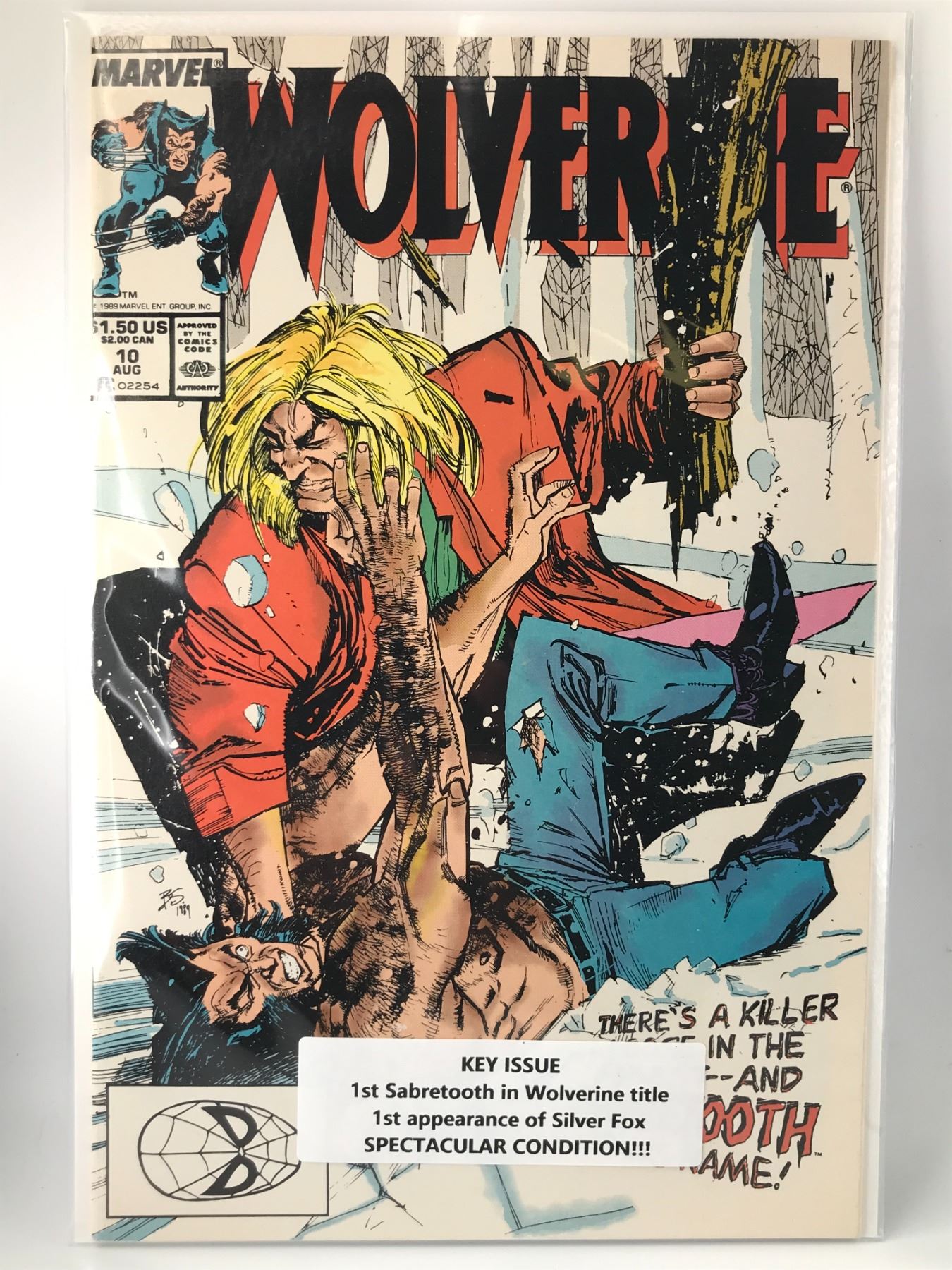 MARVEL COMICS #10 WOLVERINE (SABERTOOTH IN WOLVERINE TITLE, 1ST ...