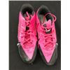 Image 1 : BUDDA BAKER DUAL SIGNED GAME USED CANCER CLEATS PHOTO MATCHED