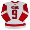Image 1 : GORDIE HOWE SIGNED AND INSCRIBED DETROIT REDWINGS ADIDAS PRO JERSEY (PSA COA)