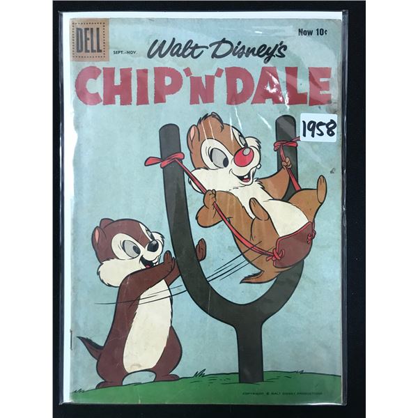 WALT DISNEY'S CHIP' N' DALE 1958  (DELL COMICS)