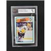 Image 1 : 1988-89 TOPPS NO. 1 MARIO LEMIEUX KSA GRADED 8