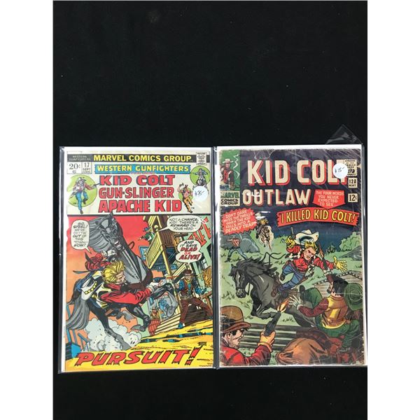 LOT OF 2 MARVEL KID COLT COMIC BOOKS