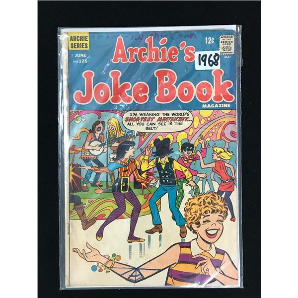 1968 ARCHIE COMIC BOOKS NO. 125