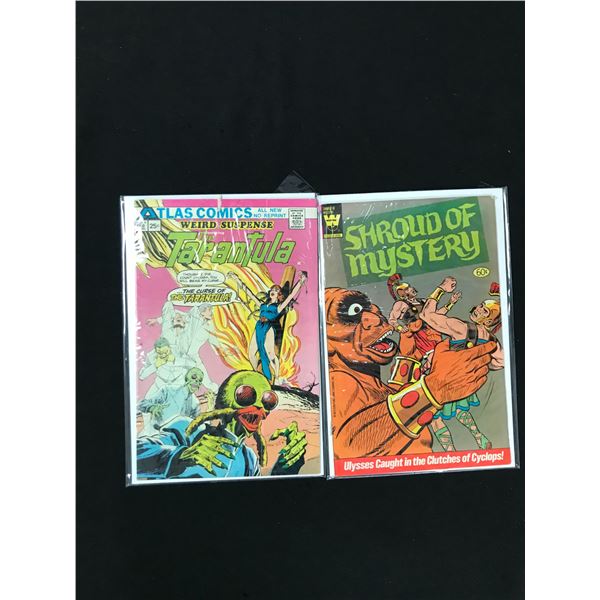 WEIRD SUSPENSE THE TARANTULA  AND SHROUD OF MYSTERY COMICS (ATLAS AND WHITMAN COMICS)