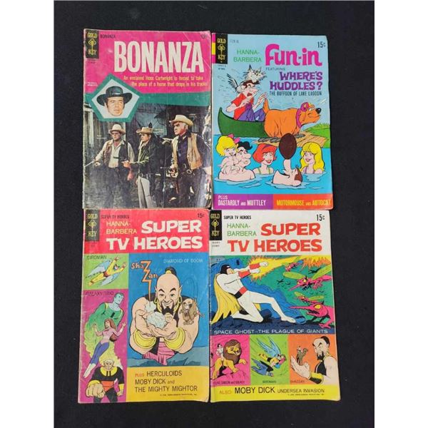 LOT OF 4 GOLD KEY COMIC BOOKS