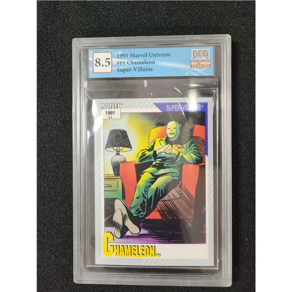 1991 MARVEL UNIVERSE CHAMELEON NO. 61 (GCG 8.5)