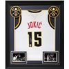 Image 1 : NIKOLA JOKIC SIGNED NUGGETS JERSEY FRAMED (BECKETT COA)