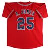 Image 1 : ANDRUW JONES SIGNED BASEBALL JERSEY (BECKETT COA)