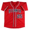 Image 3 : ANDRUW JONES SIGNED BASEBALL JERSEY (BECKETT COA)