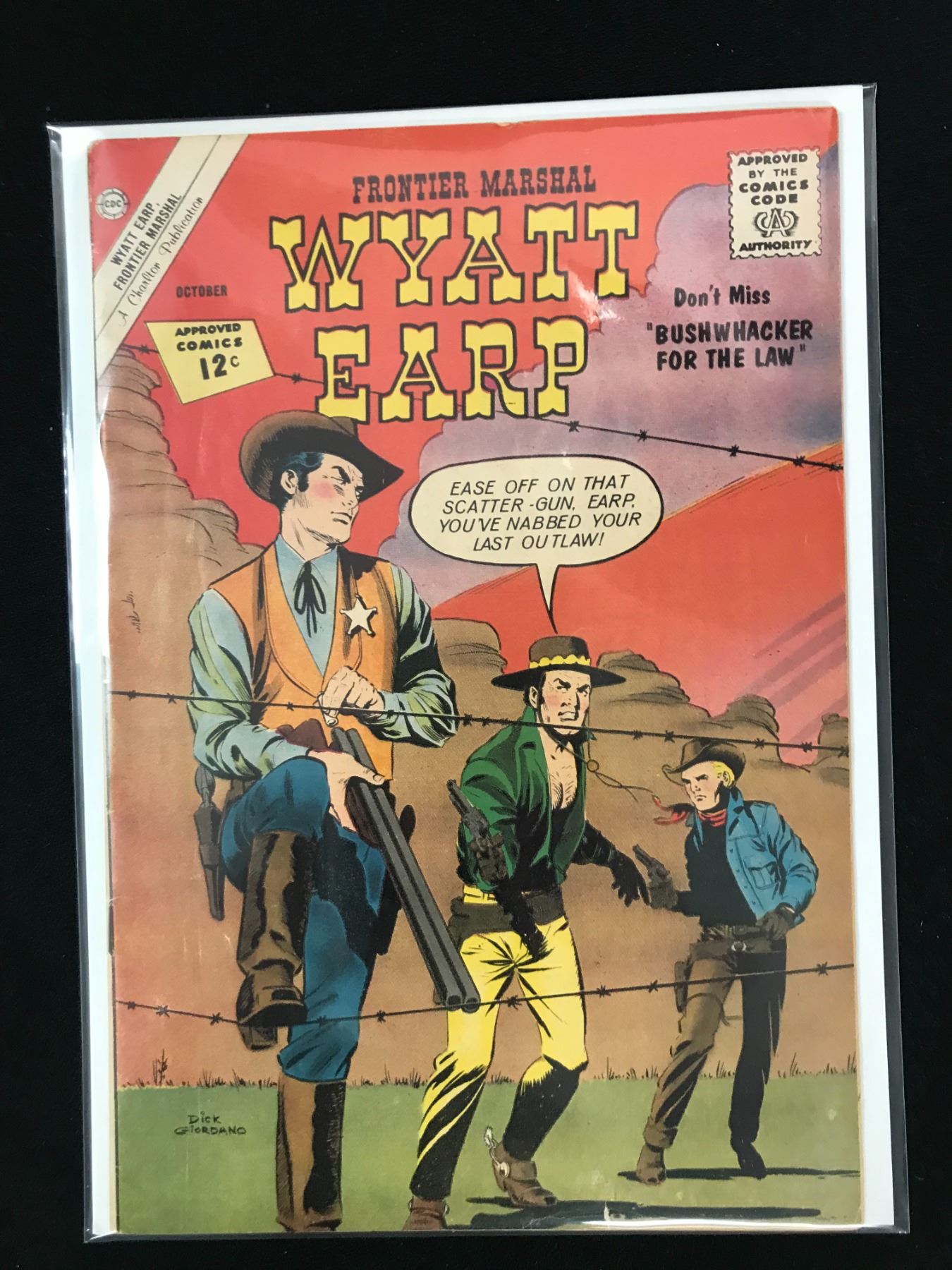 CDC COMICS FRONTIER MARSHALL WYATT EARP