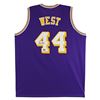 Image 1 : JERRY WEST SIGNED BASKETBALL JERSEY (BECKETT COA)