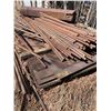 Image 4 : Pipe 1 1/2", grating, complete pile, lots of weight (Buyer responsible to load)