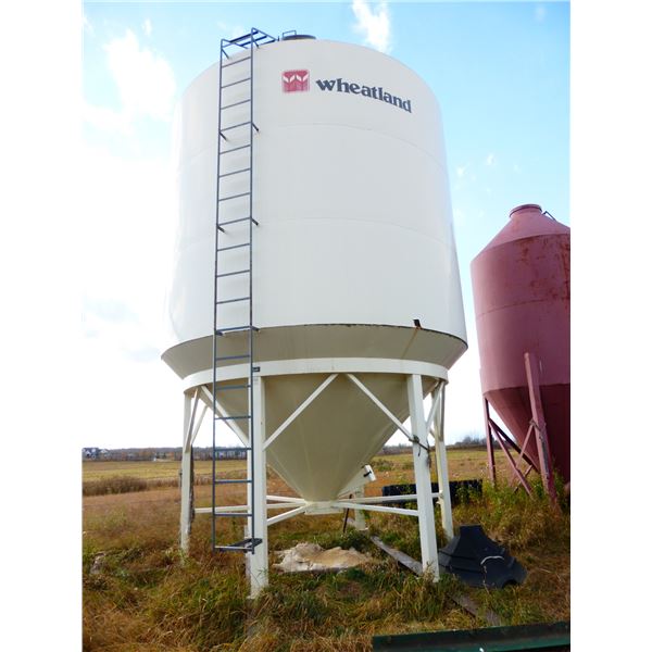 Wheatland 3-ring hopper bin c/w skid (to be moved by June 15th, MUST make arrangements Ph-(780) 691-