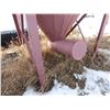 Image 2 : 2-ring hopper bin c/w skid, red, c/w some seed wheat (to be moved by June 15th, MUST make arrangemen